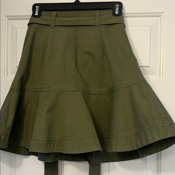 Banana Republic Khaki A-Line Skirt - Picture 3 of 6